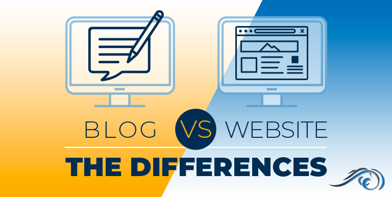 Difference between blog and a website