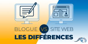 différences entre un blog et un site web